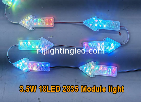 CHINA Módulos LED RGB intermitentes de 3,5W 2835 con 18 LED para letreros de instrucción proveedor