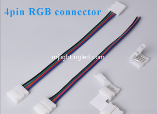 CHINA El RGB llevó los pernos de la luz de tira 4 que el divisor del poder del enchufe del conector de la cinta del RGB LED telegrafía el alambre del conector hembra de la aguja 4pin proveedor