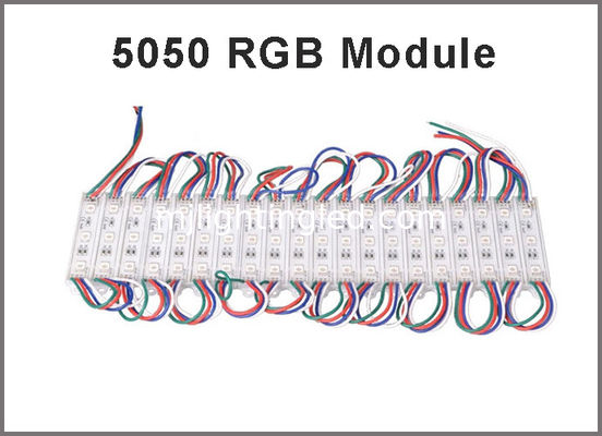 12V 5050SMD RGB LED Modulo de luz 3led Modulos de color cambiable para la decoración luz LED luz de fondo Canal letra proveedor