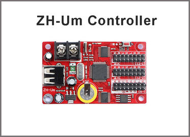 5V ZH-Um Control de puerto USB Tarjeta de visualización de pantalla Sistema de control de módulo LED Multi-área de visualización asíncrona proveedor