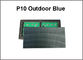 la pantalla de visualización de 5V P10 320*160 32*16pixels para hacer publicidad de la señalización llevada creen el azul al aire libre del módulo de P10 LED proveedor