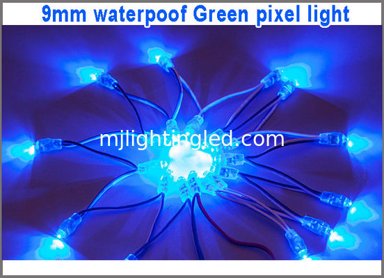 9mm LED Modulo de píxeles luz para el signo color azul IP68 impermeable CE ROHS estándar proveedor