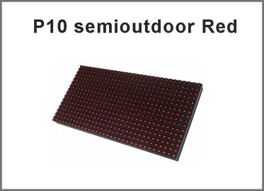 pared móvil de las muestras P10 del color rojo LED del mensaje Semi-al aire libre del movimiento en sentido vertical que hace publicidad de la muestra programable de la tienda del panel de exhibición proveedor