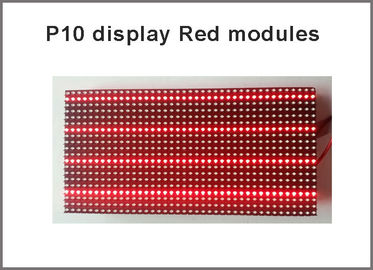 La muestra llevada semi-al aire libre de alta calidad de las ventanas del módulo de la exhibición del color rojo P10 de la venta caliente los 32cm*16cm llevó la resolución 32x16 del módulo proveedor