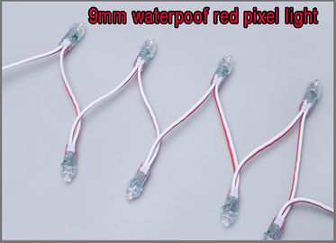 Wholesale1000pcs/luz llevada roja del pixel de la secuencia de la prenda impermeable del bolso 9m m 12m m DC5V IP68 para hacer publicidad de letras llevadas proveedor