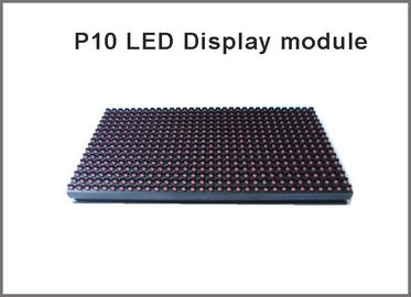 El módulo llevado P10 de la exhibición llevó la muestra móvil llevada electrónica ROJA llevada pixel del marcador del tablero de publicidad del panel del tablero 32*16 proveedor