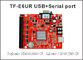 TF-E6UR Tarjeta de control de pantalla LED Soporte 1600 P10 módulos Siete tarjetas de control programables de placa de color proveedor