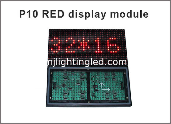 P10 32*16 puntos pantallas exteriores 320*160mm P10 panel de pantalla LED luz texto corriente tablero de anuncios proveedor