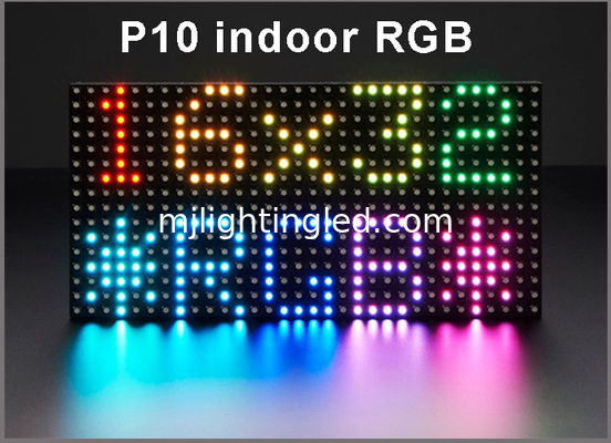 Módulo de pantalla LED a todo color SMD P10 para interiores, pantalla LED grande para pared interior proveedor