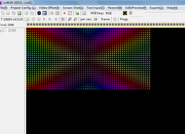 los pixeles a todo color de 12m m RGB puntean el tablero direccionable ligero de la pantalla de visualización de mensaje de la pared de la luz 5V IP68 de la secuencia de Digitaces LED proveedor