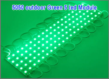 Nuevos 20PC/LOT 5 LED módulos del contraluz de DC 12V del módulo de la prenda impermeable SMD 5050 encienden la luz roja blanca del azul IP67 del verde amarillo proveedor