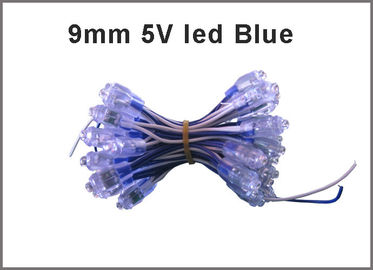 La iluminación de alta calidad de 5V LED pone letras a la lámpara llevada brillante de la luz del punto de 9m m para la señalización al aire libre 50pcs/string proveedor