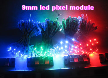 La iluminación de alta calidad de 5V LED pone letras a la lámpara llevada brillante de la luz del punto de 9m m para la señalización al aire libre 50pcs/string proveedor