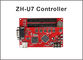 ZH-U7 llevó la tarjeta de control USB+RS232 2xpin50 para P10 solo y la publicidad del color del dule llevó el sistema del regulador de exhibición de la muestra proveedor