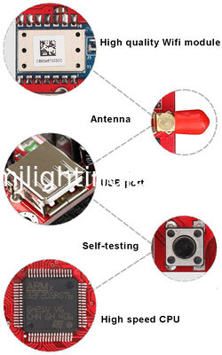 Tarjeta de control LED ZH-W1 para módulos de visualización individuales, duales 32*1536,48*1024 píxeles proveedor