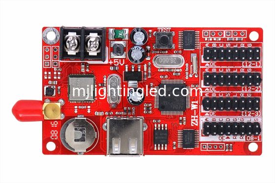 Tarjeta de control LED ZH-W1 para módulos de visualización individuales, duales 32*1536,48*1024 píxeles proveedor
