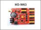 Huidu regulador HD-W63, sola tarjeta del conductor inalámbrico LED de WIFI + del USB de control del color LED de WiFi para la muestra del mensaje del LED proveedor