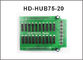 Puerto llevado a todo color del adaptador del módulo de la pantalla de visualización de la tarjeta de la conversión 20*HUB75 incluido para la tarjeta de control de HD proveedor