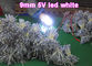 50pcs/Lot DC 5V Modulo LED redondo a prueba de agua LED Luzes de cuerda expuestas LED Luz de banda amarilla Para señalización de iluminación proveedor