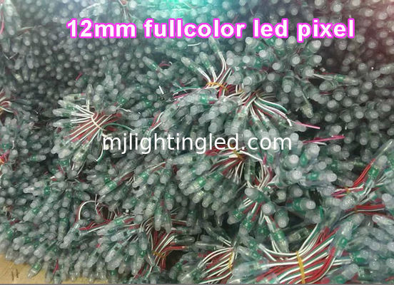 Cadena de luces LED de píxeles digitales direccionables Fullcolor de 12 mm UCS1903, 50 unidades/cadena para decoración navideña proveedor