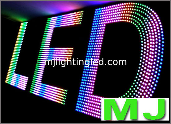 Cadena de luces LED de píxeles digitales direccionables Fullcolor de 12 mm UCS1903, 50 unidades/cadena para decoración navideña proveedor
