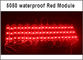 la luz de tira roja de la prenda impermeable ip68 de la lámpara 3 SMD 5050 de la muestra de la luz de la ventana delantera de la tienda de los módulos de 20pcs LED llevó el contraluz proveedor