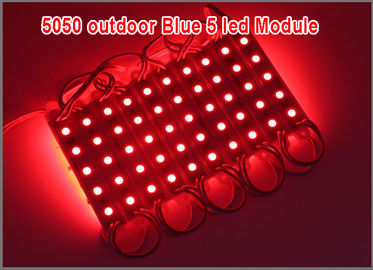 Iluminación ROJA de la ventana delantera de la tienda de la prenda impermeable LED de DC 12V de la luz del módulo del LED 5050 SMD 5 LED LED para la muestra del contraluz proveedor