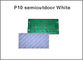 Pantalla de visualización blanca Semi-al aire libre de mensaje del módulo de la pantalla LED de color de la pantalla LED P10 de DIY proveedor