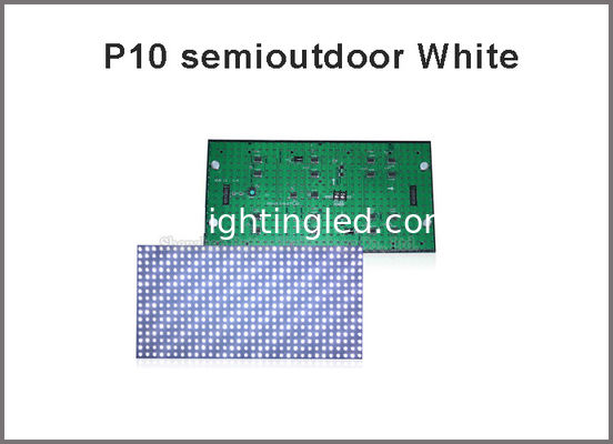 Pantalla de visualización blanca Semi-al aire libre de mensaje del módulo de la pantalla LED de color de la pantalla LED P10 de DIY proveedor
