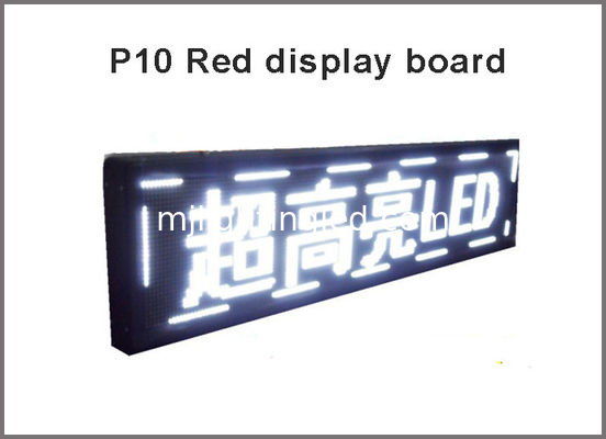 Pantalla de visualización blanca Semi-al aire libre de mensaje del módulo de la pantalla LED de color de la pantalla LED P10 de DIY proveedor