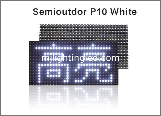 Pantalla de visualización blanca Semi-al aire libre de mensaje del módulo de la pantalla LED de color de la pantalla LED P10 de DIY proveedor