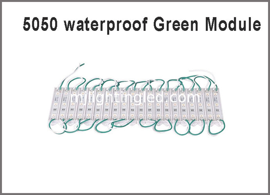 5050 Modulo de luz LED 3 chips 12v Modulos de pegamento de sellado 2 años de garantía para señales de construcción proveedor
