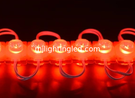 Modulo de fuente de luz lateral LED a prueba de agua12V 3Leds 3030 rojo verde azul amarillo blanco rosa para vallas publicitarias iluminadas proveedor