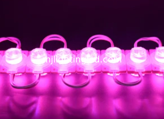 Modulo de fuente de luz lateral LED a prueba de agua12V 3Leds 3030 rojo verde azul amarillo blanco rosa para vallas publicitarias iluminadas proveedor
