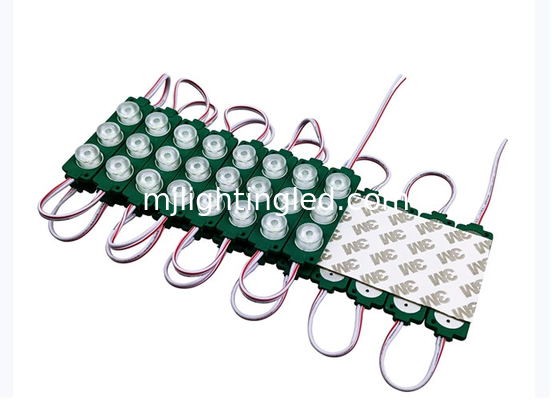 Alta potencia DC12V 3W módulos LED 3030 módulos de publicidad exterior luces de color verde proveedor