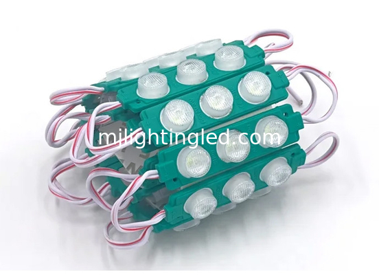 Alta potencia DC12V 3W módulos LED 3030 módulos de publicidad exterior luces de color verde proveedor