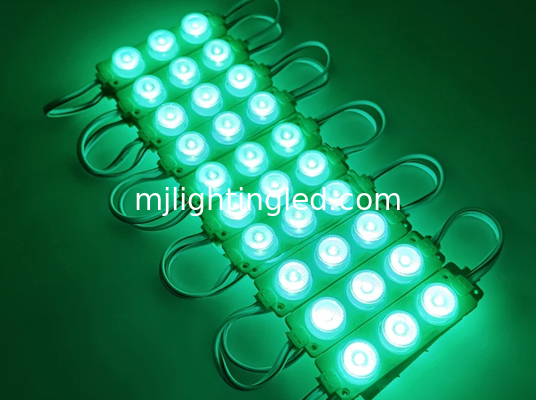 Alta potencia DC12V 3W módulos LED 3030 módulos de publicidad exterior luces de color verde proveedor