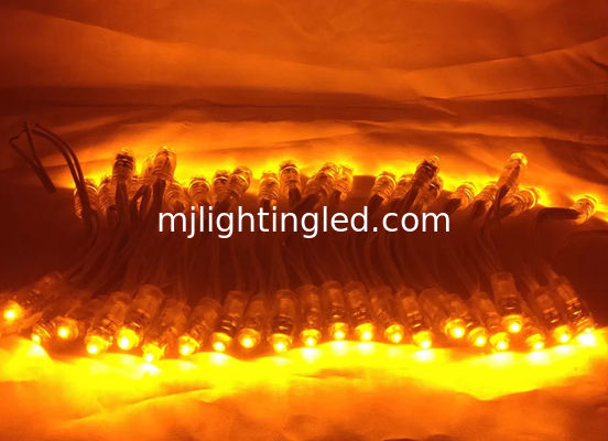 Cadena de píxeles LED de 5V y 9 mm, color amarillo, 0.1W, iluminación exterior para letreros proveedor