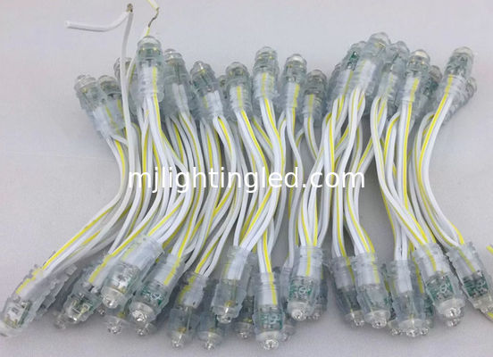 Cadena de píxeles LED de 5V y 9 mm, color amarillo, 0.1W, iluminación exterior para letreros proveedor