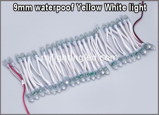 Cadena de píxeles LED de luz blanca de 9 mm para letreros luminosos proveedor