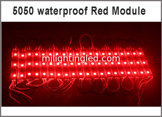 Módulo LED 12V 5050 SMD Rojo Impermeable CE ROHS para Señalización Exterior proveedor