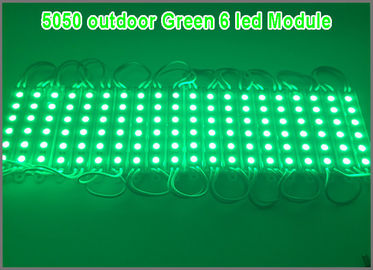 Verde 5050 SMD 6 Modulo LED de luz Inoxidable Signos de exterior Letras LED Luz publicitaria DC12V proveedor