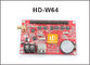 Sistema de control LED asíncrono HD-W64 HD-W42 para señal LED de Wifi + U-Disk de función de color único / doble / completo proveedor