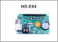 Color de la tarjeta de control de exhibición del LAN del sistema de control de Huidu HD-E64 HD-E42 solo y regulador de pantalla dual de la pantalla a color proveedor