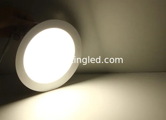 Luz de panel LED atenuable 3W / 4W / 6W / 9W / 12W / 15W / 25W LED de techo encasillado con rejilla de luz baja paneles redondos delgados proveedor