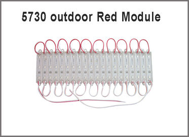 La publicidad de DC12V 5730 llevó 3LEDs la lámpara impermeable ligera de la luz roja de los módulos IP67 proveedor