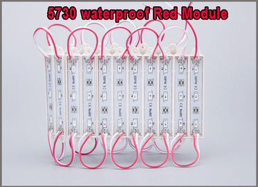 La publicidad de DC12V 5730 llevó 3LEDs la lámpara impermeable ligera de la luz roja de los módulos IP67 proveedor