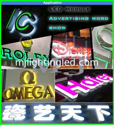CE ROHS Módulo de luz LED RGB 5050 SMD impermeable para retroiluminación de tablero publicitario LED proveedor