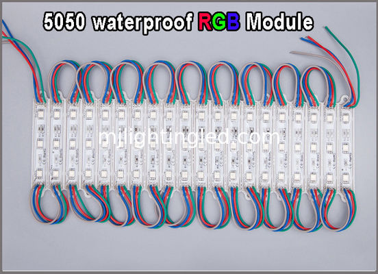 CE ROHS Módulo de luz LED RGB 5050 SMD impermeable para retroiluminación de tablero publicitario LED proveedor