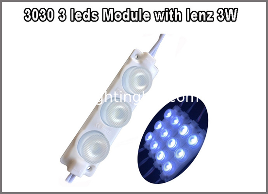 3030 Modulo Led 3W 12V Modulos de píxeles con lente de 160 grados para letras de marca proveedor